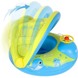 Baby Boat Float with Umbrella