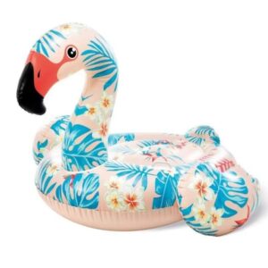Floral Pink Flamingo Float