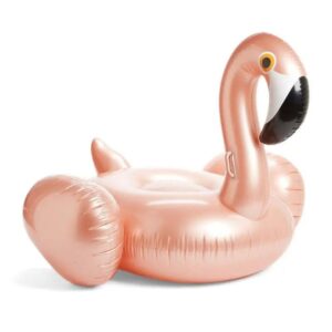 XXL Gold Flamingo Float