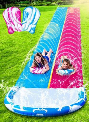 Double Water Slide Mat
